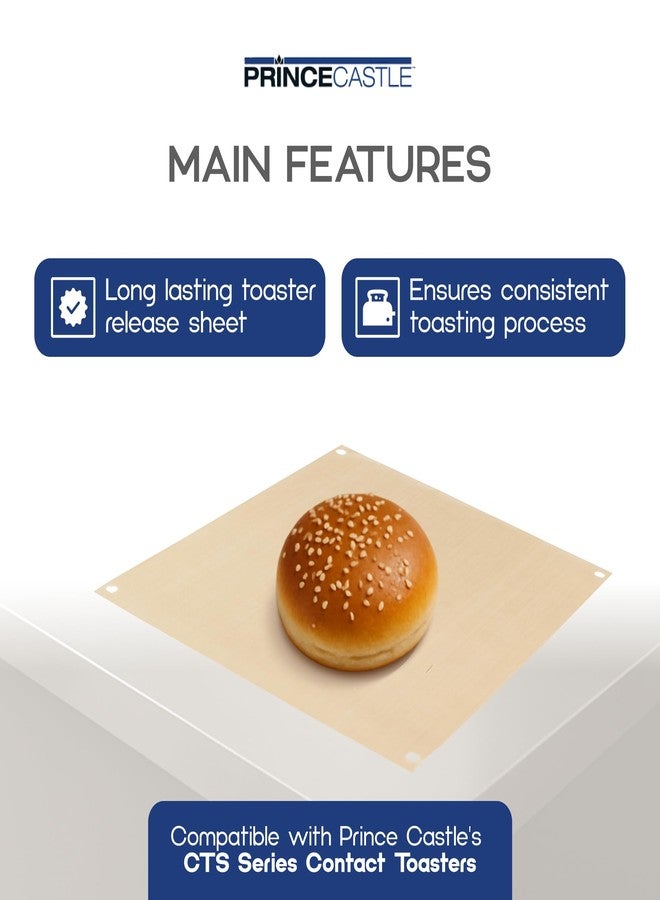 Prince Castle Release Sheets for CTS Series Toaster, Non-Stick Sheets and Commercial Toaster Oven Liners for Bread, Buns and More - Image 3